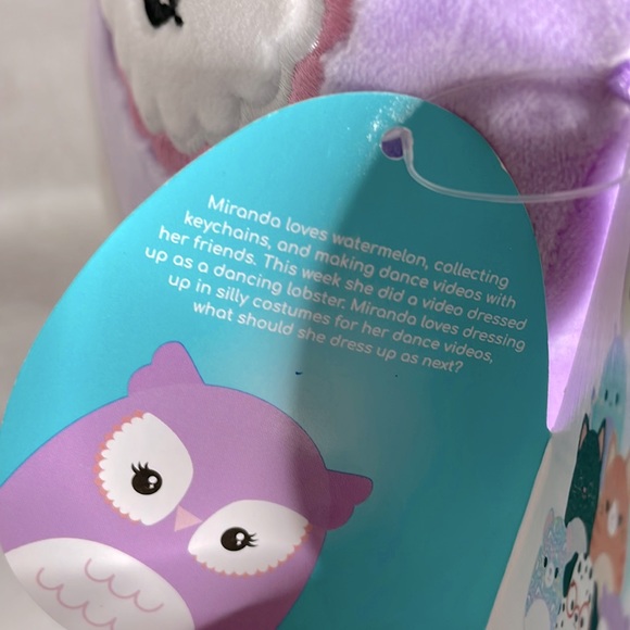 NWT Squishmallows Miranda the Purple Owl - Picture 7 of 8